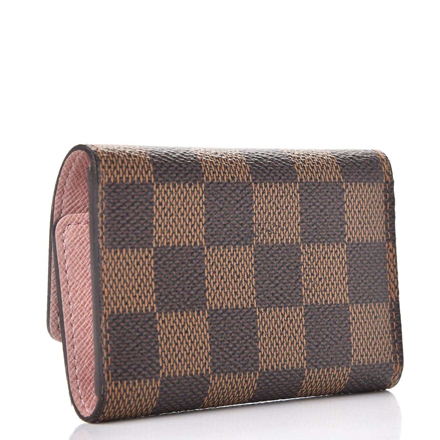 Damier Ebene Multicles 6 Key Holder Rose Ballerine