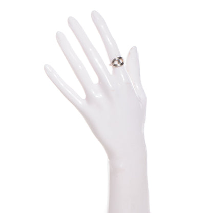 Hermes Sterling Silver Horizontal Chaine d'Ancre 24 PM Ring 49 5 2 of 6