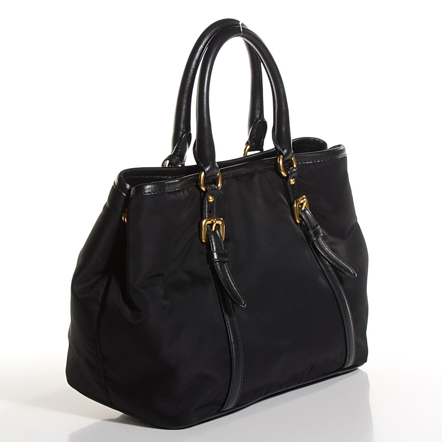 Tessuto Soft Calf Tote Nero Black