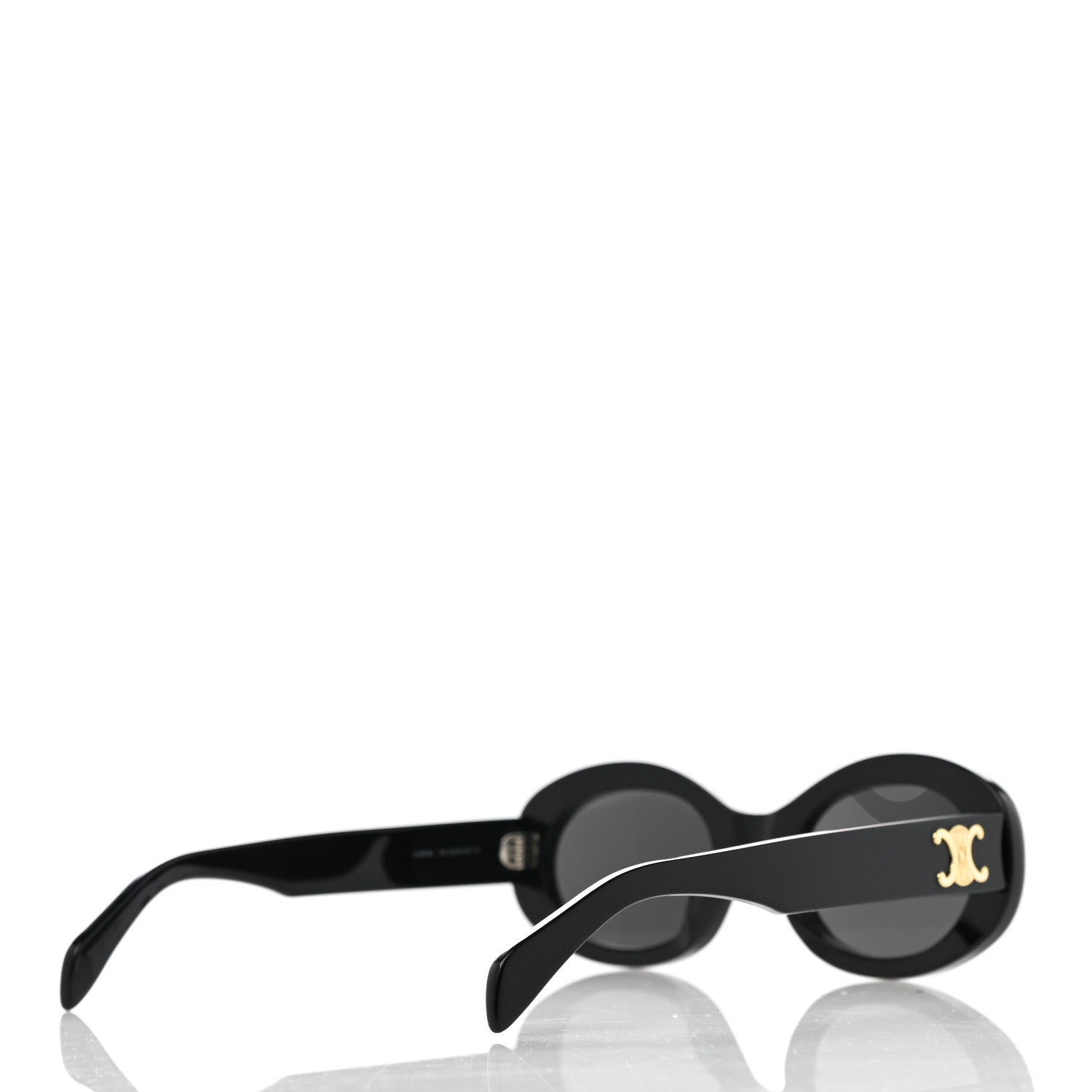 Celine Acetate Triomphe 01 Sunglasses CL 40194U Black 4 of 8