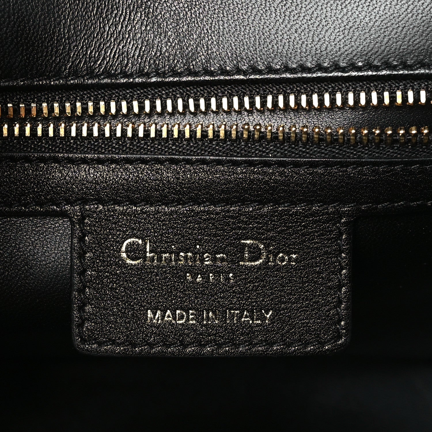 Christian Dior Calfskin Cannage Medium Caro Bag Black 6 of 9