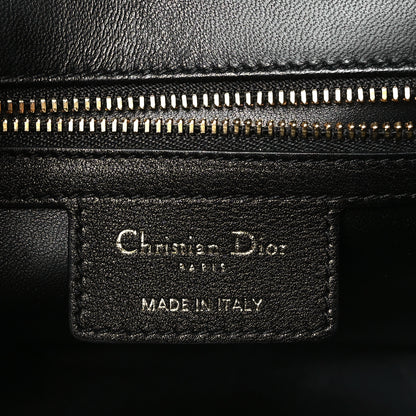 Christian Dior Calfskin Cannage Medium Caro Bag Black 6 of 9