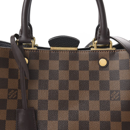 Louis Vuitton Damier Ebene Cuir Taurillon Brittany Black 5 of 8