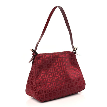 Fendi Zucchino Mama Baguette Red 3 of 12