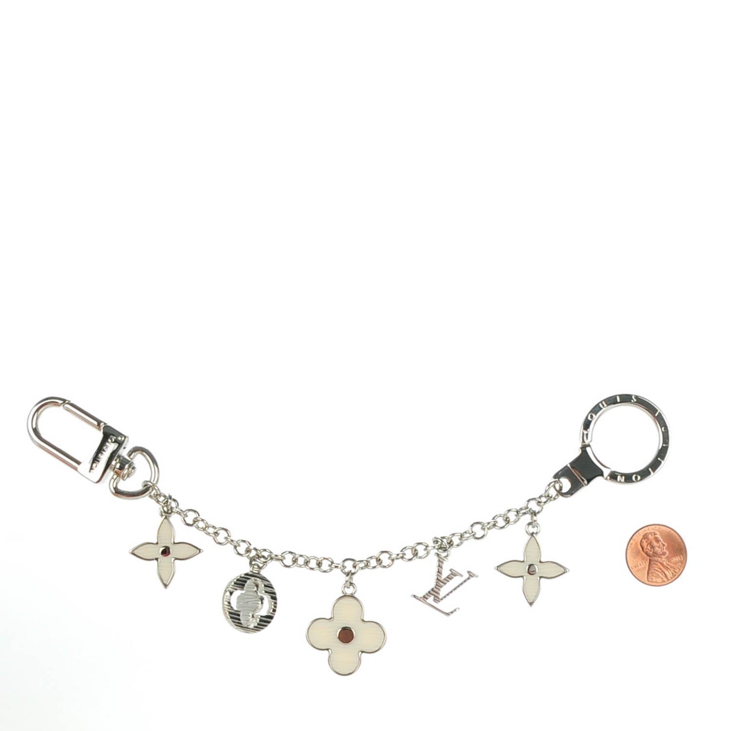 Fleur d'Epi Bag Charm Chain Ivory