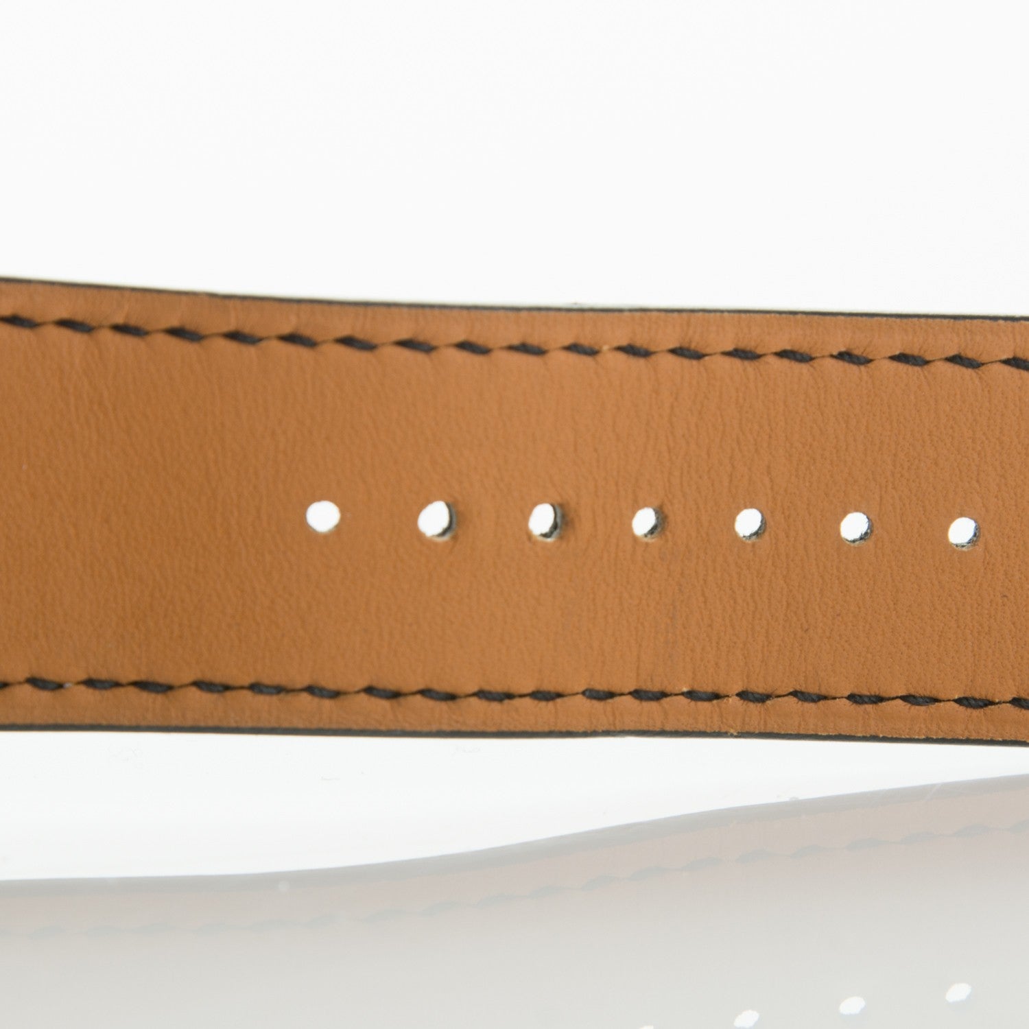 Hermes Barenia Equateur Tatouage 42mm Apple Watch Single Tour Band Black 7 of 9