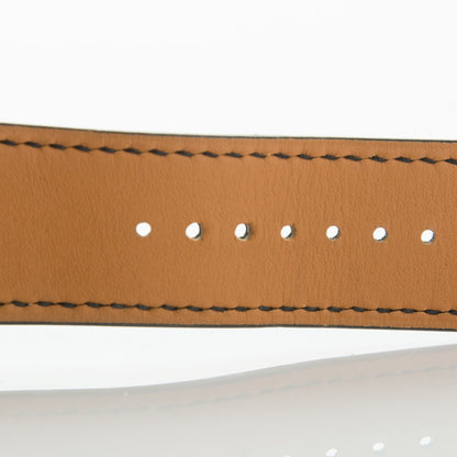 Hermes Barenia Equateur Tatouage 42mm Apple Watch Single Tour Band Black 7 of 9