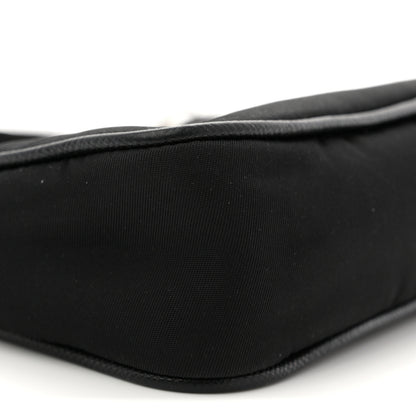 Prada Tessuto Nylon Mini Re-Edition 2000 Shoulder Bag Black 14 of 17
