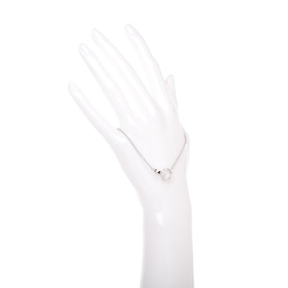 Tiffany CARTIER 18K White Gold Interlocking LOVE Bracelet 2 of 8