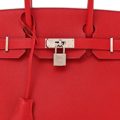 Hermes Epsom Birkin 30 Rouge Casaque 8 of 12