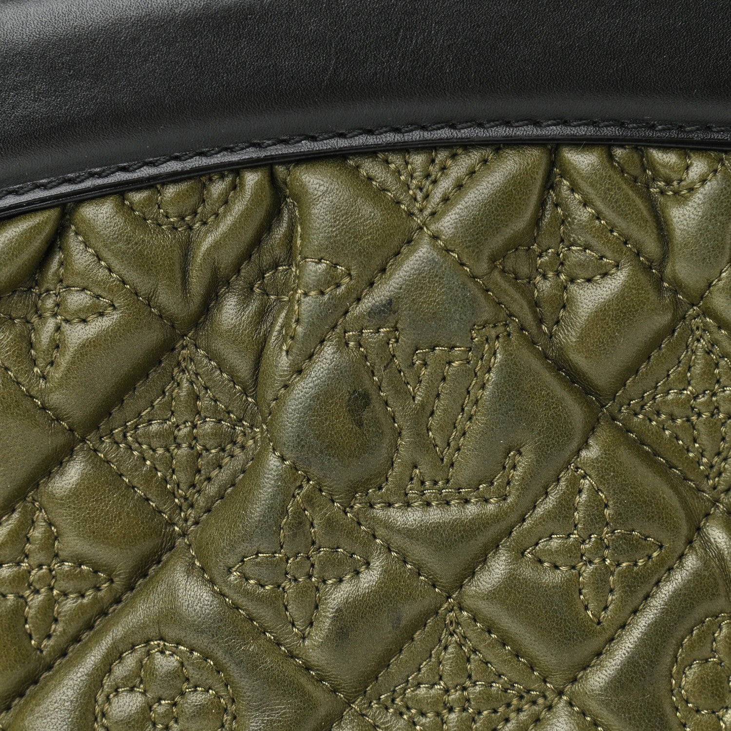 Louis Vuitton Lambskin Vienna Mizi Kaki 9 of 12