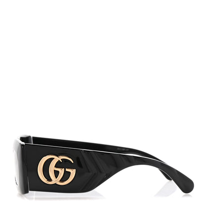 Gucci Acetate Rectangular Sunglasses GG0811S Black 3 of 9