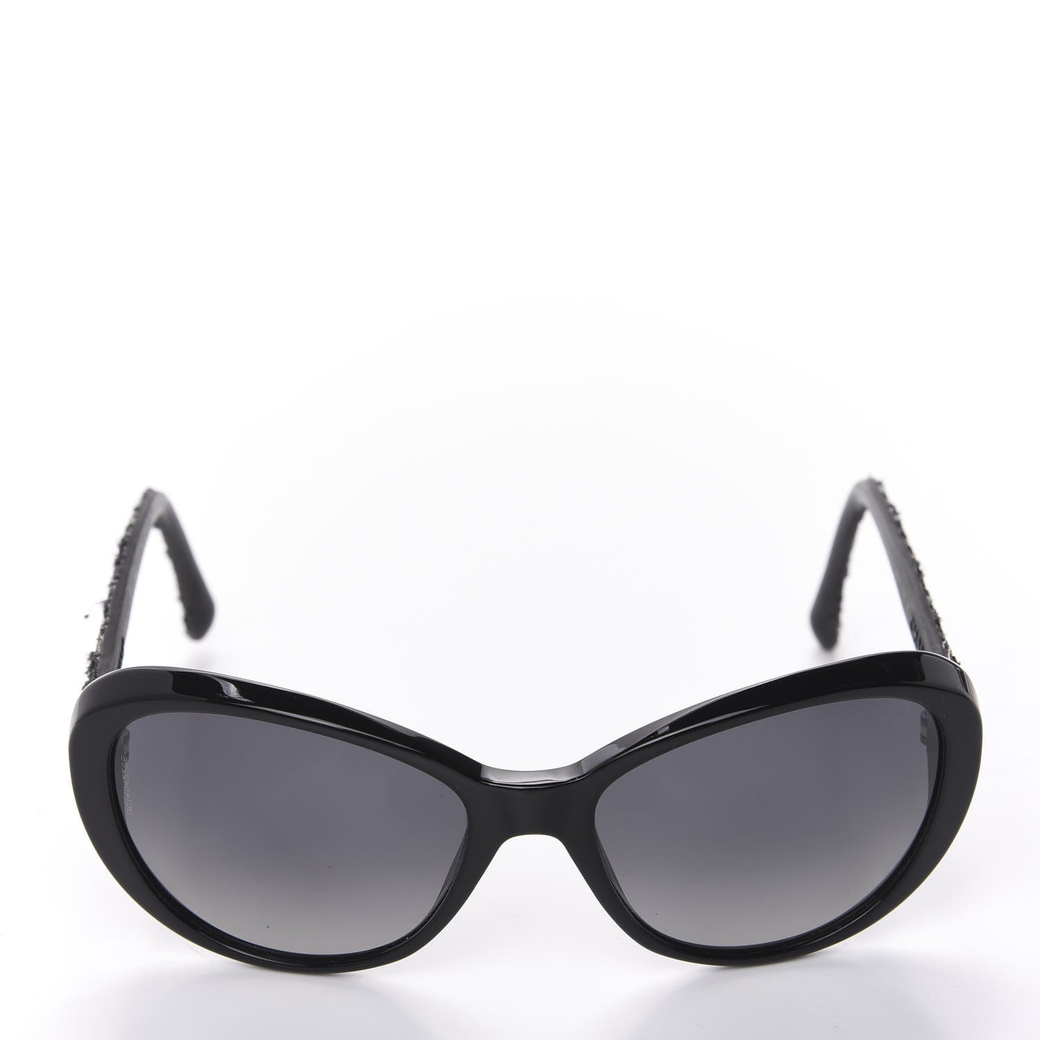 Chanel Tweed CC Sunglasses 5241 Black 2 of 8