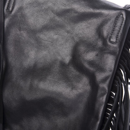 Saint Laurent Lambskin Fringe Small Anita Crossbody Bag Black 11 of 11