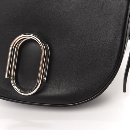 3.1 Phillip Lim 3.1 Snake-Cut Calfskin Alix Saddle Crossbody Bag Black 8 of 11