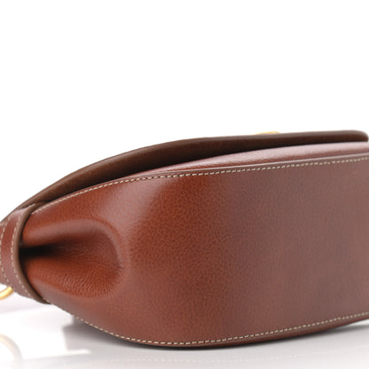 Mulberry Small Classic Grain Calfskin Amberley Satchel Oak 8 of 9