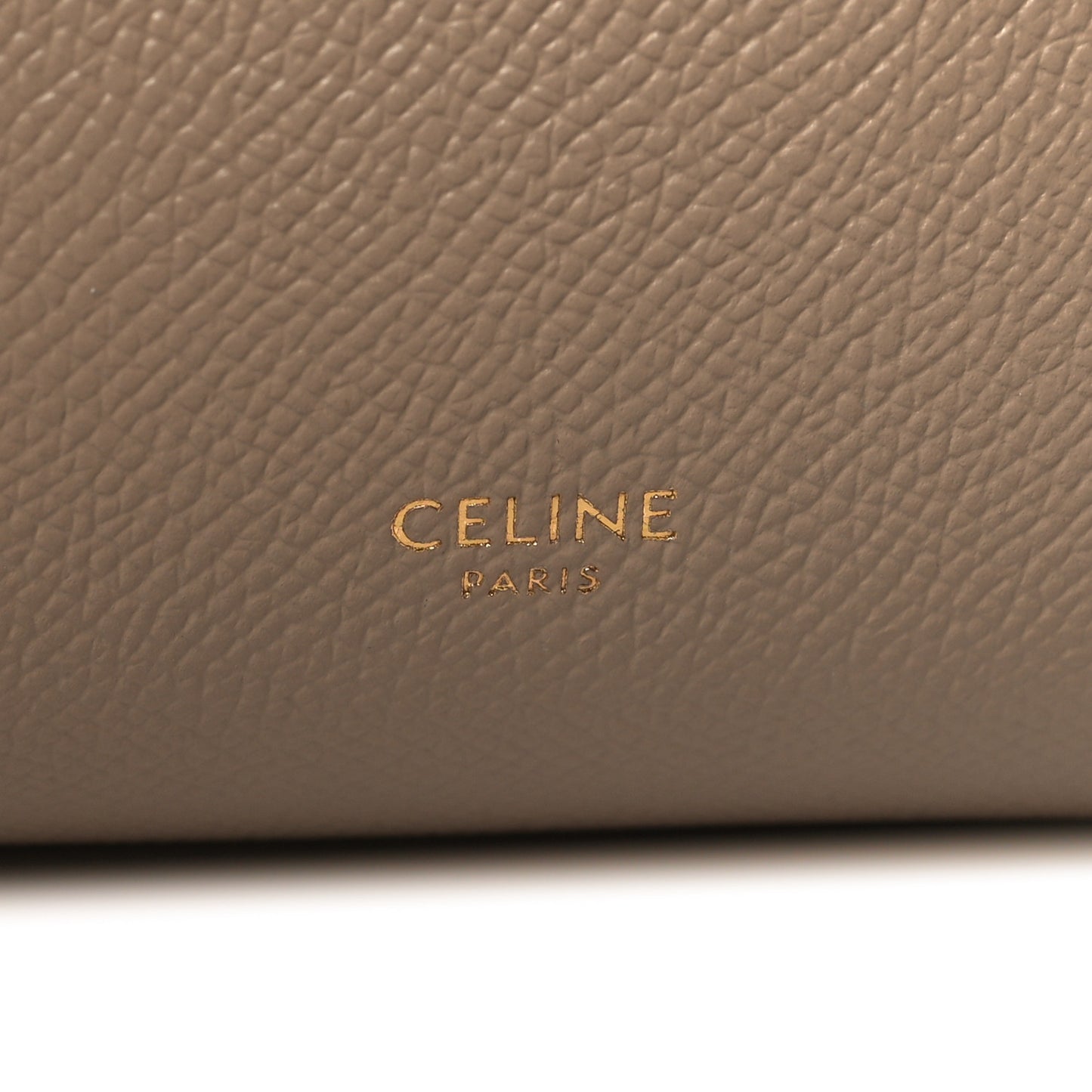 Grained Calfskin Nano Belt Bag Light Taupe