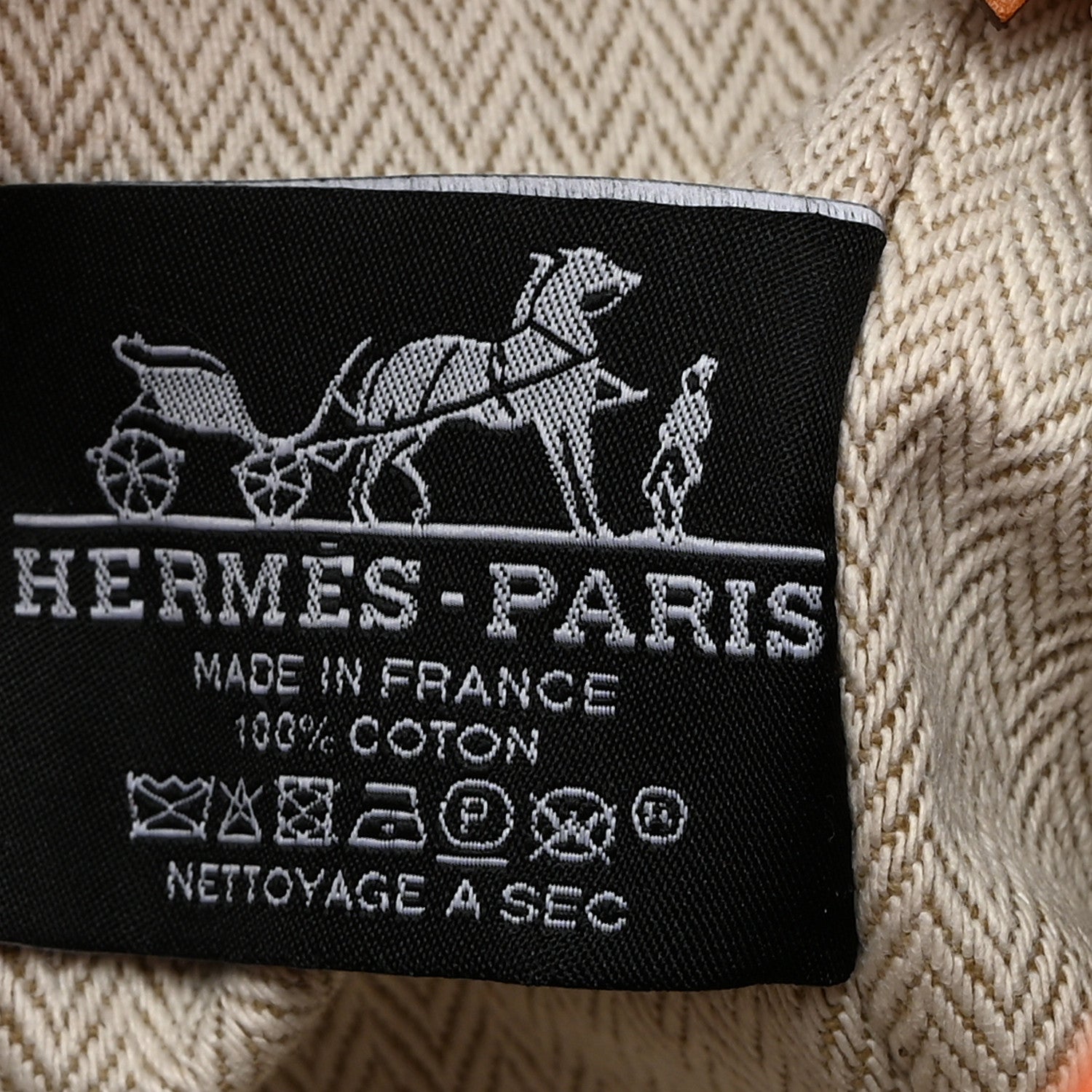Hermes Canvas Small Bride-A-Brac Pouch Orange Burgundy 6 of 6