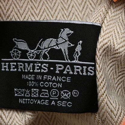Hermes Canvas Small Bride-A-Brac Pouch Orange Burgundy 6 of 6