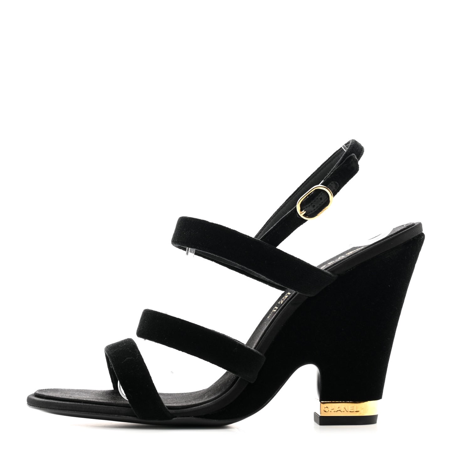 Velvet CC Sandals 40.5 Black