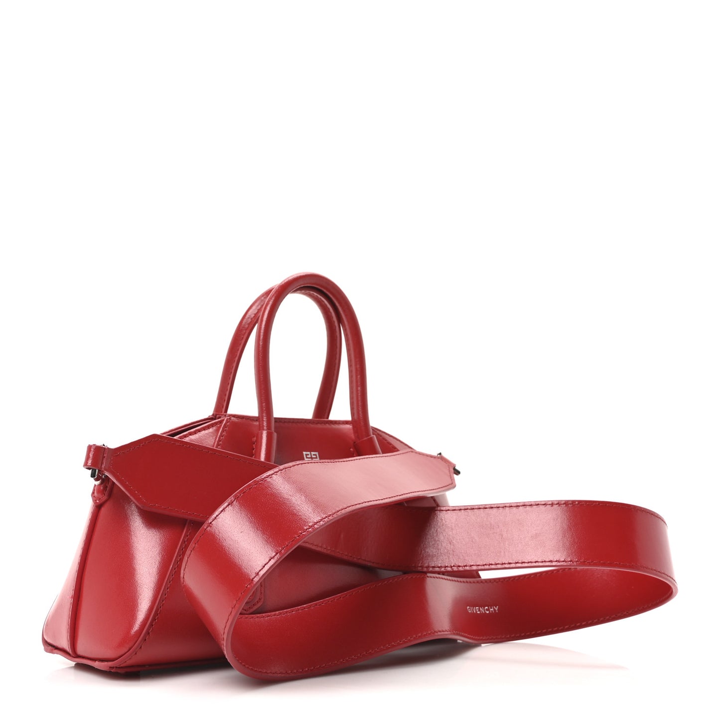 Box Calfskin Mini Antigona Stretch Red