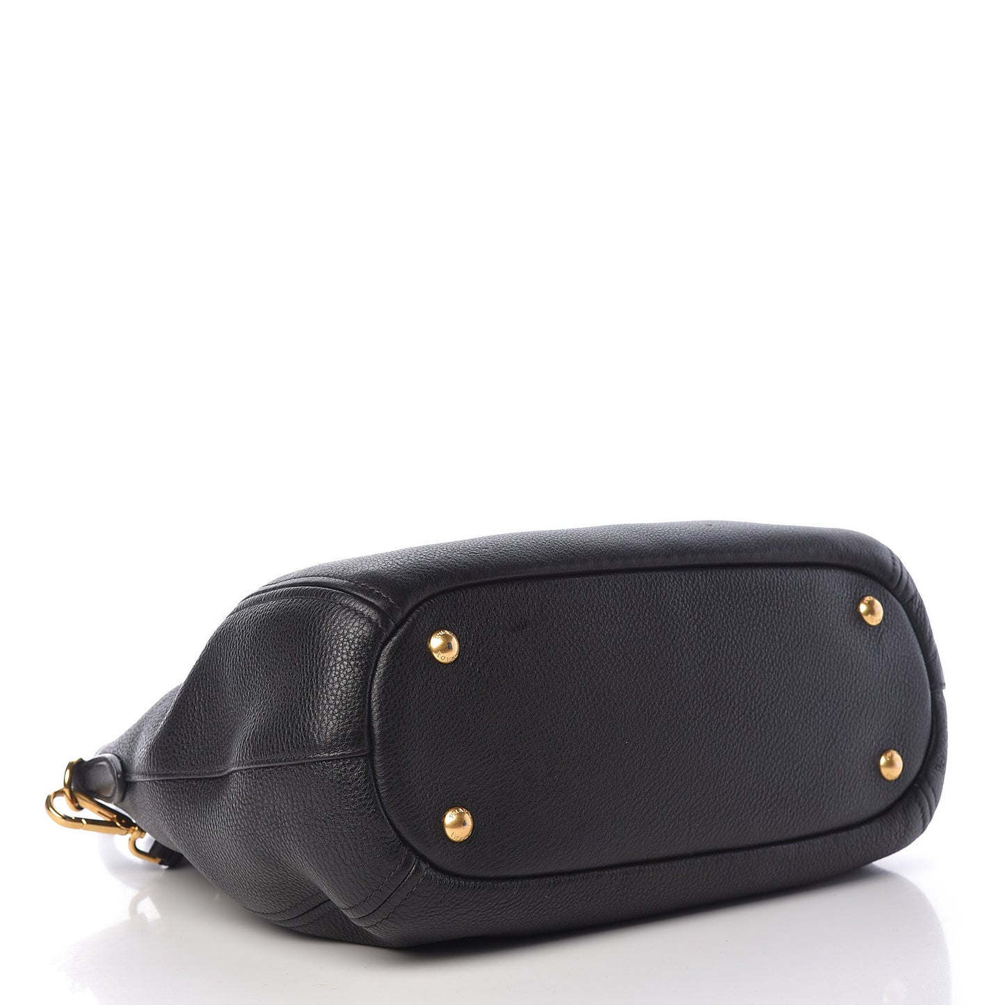Vitello Phenix Shopping Tote Black