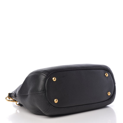 Prada Vitello Phenix Shopping Tote Black 4 of 13