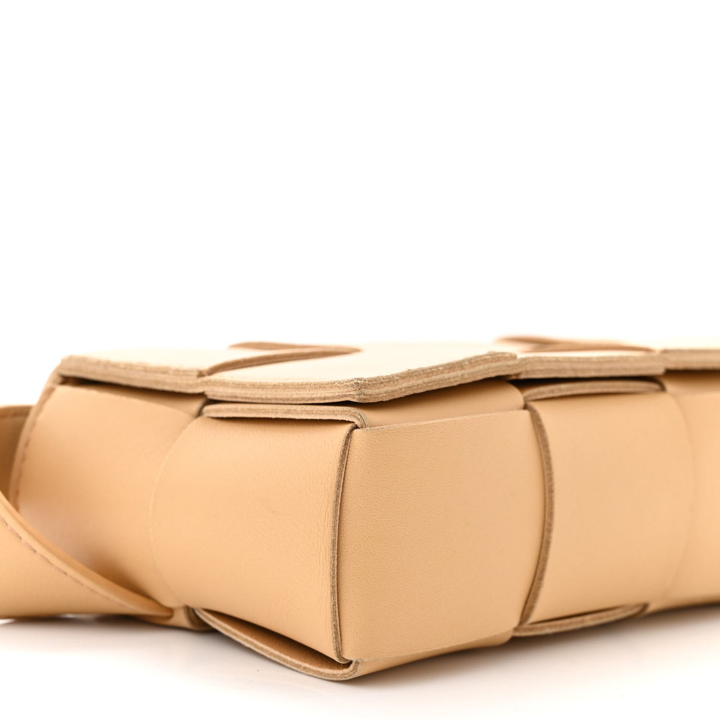 Nappa Maxi Intreccio The Belt Cassette Bag Almond