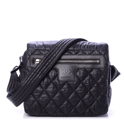 Chanel Nylon Small Coco Cocoon Messenger Bag Black 1 of 12