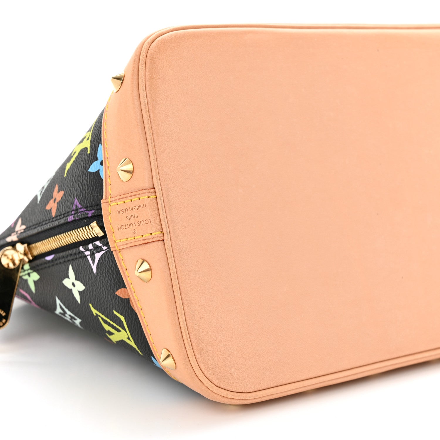Louis Vuitton Monogram Multicolor Alma Black 9 of 11