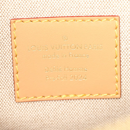 Louis Vuitton Damier Denim 3D Speedy Bandouliere 40 Bleu 6 of 9