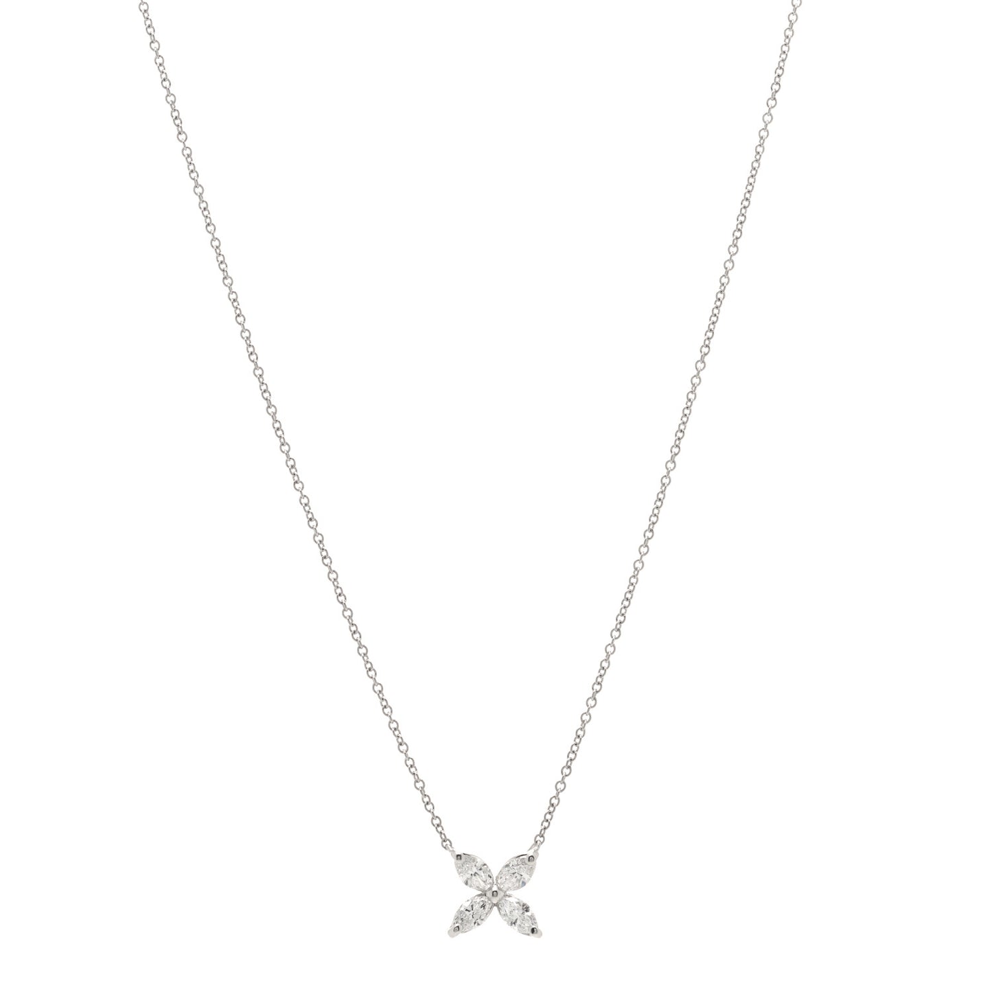 Platinum Diamond Medium Victoria Necklace