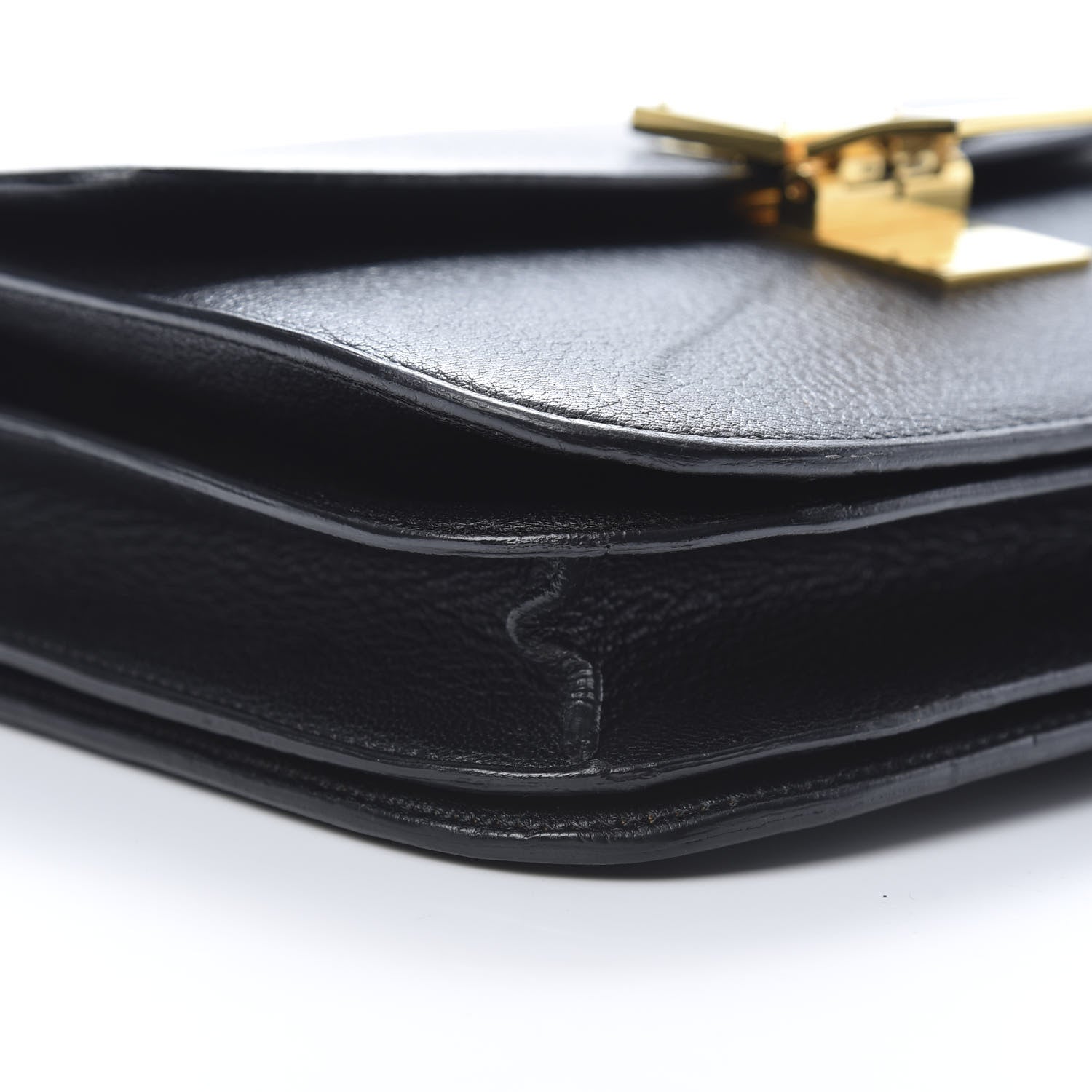 Celine Goatskin Medium Classic Box Flap Bag Black 11 of 16