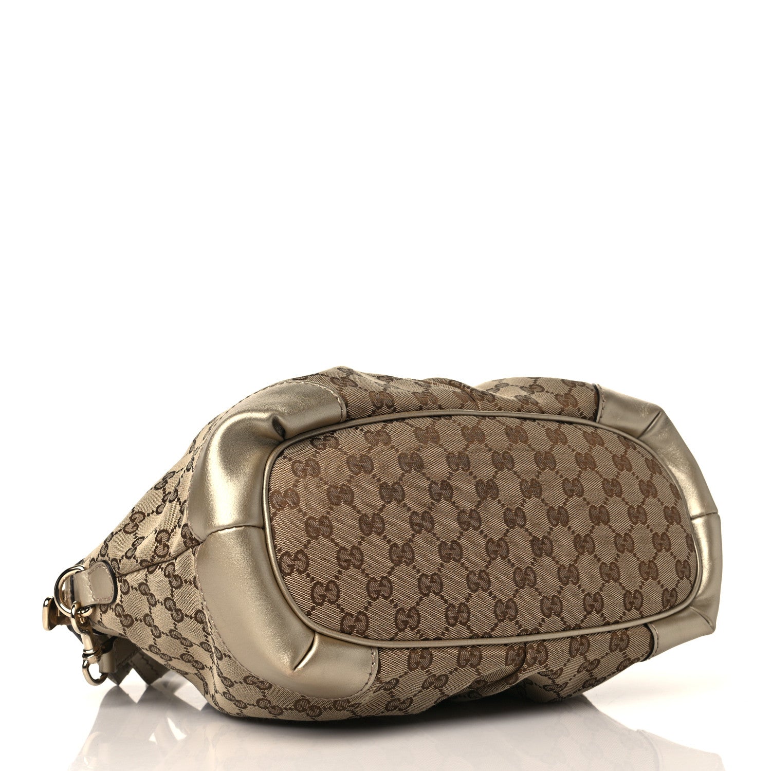 Gucci Monogram Medium Sukey Top Handle Bag Golden Beige 4 of 9