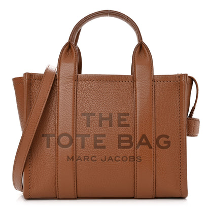 Marc Jacobs Grained Calfskin Small The Tote Bag Argan Oil 1 of 11