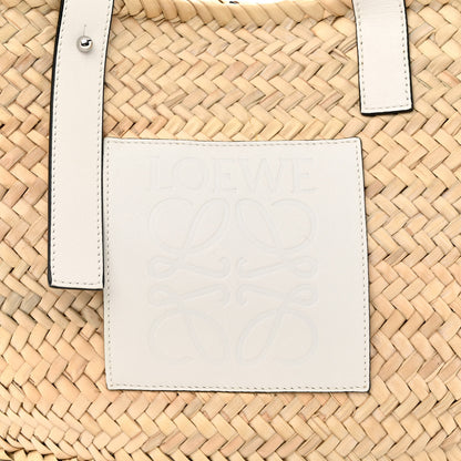 Loewe Raffia Basket Tote Bag Natural White 8 of 10