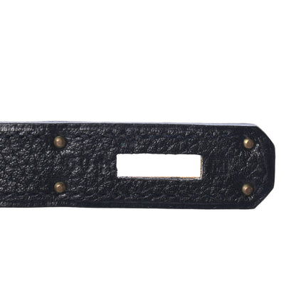 Hermes Taurillon Clemence Kelly Retourne 32 Black 6 of 12