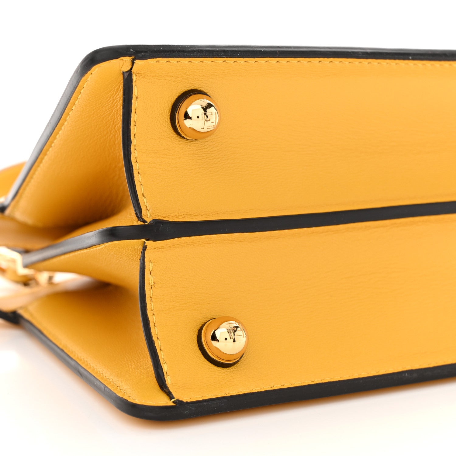 Fendi Shiny Nappa Petite Peekaboo I SEE U Satchel Mimosa 9 of 10