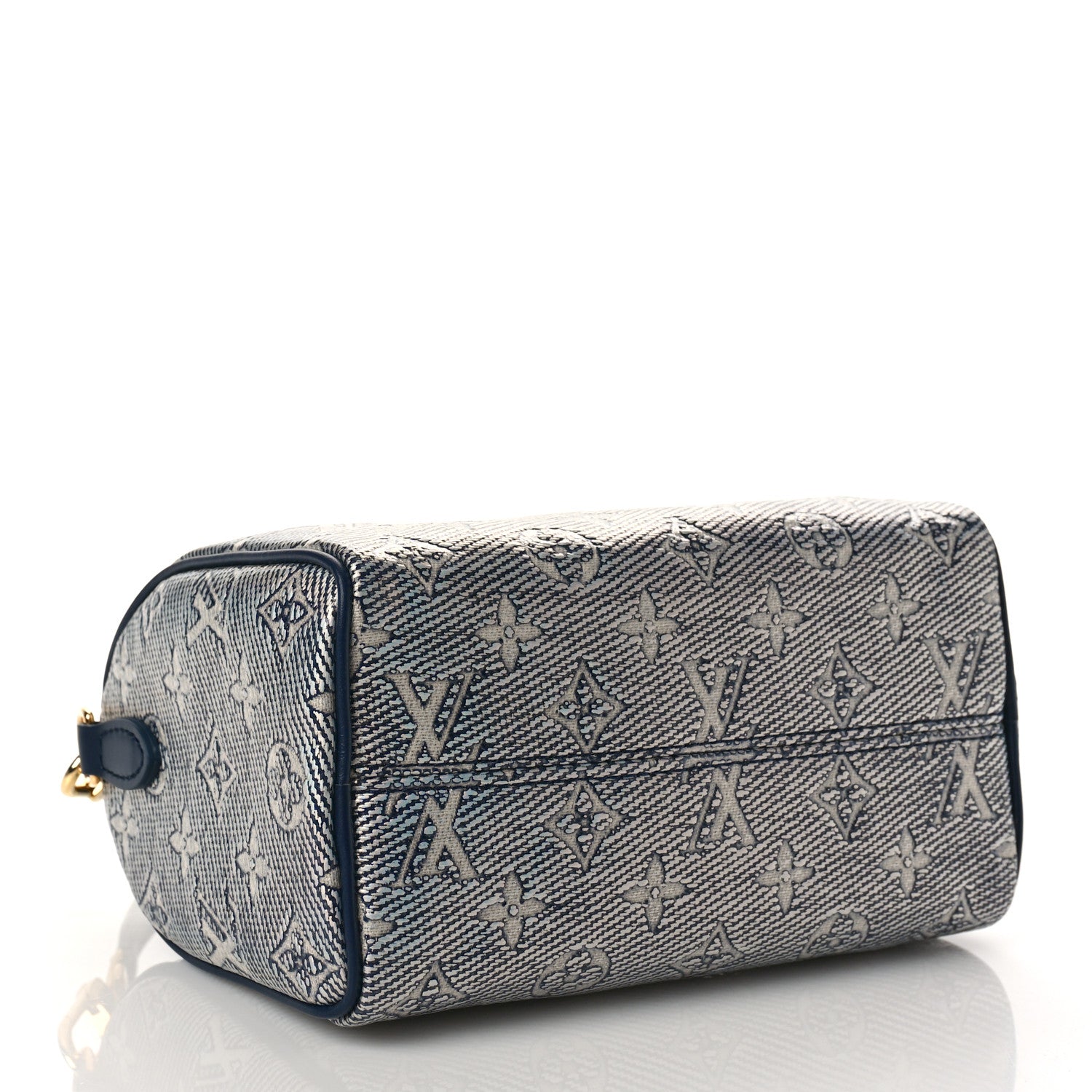 Louis Vuitton Monoglam Speedy Bandouliere 20 Blue 4 of 8
