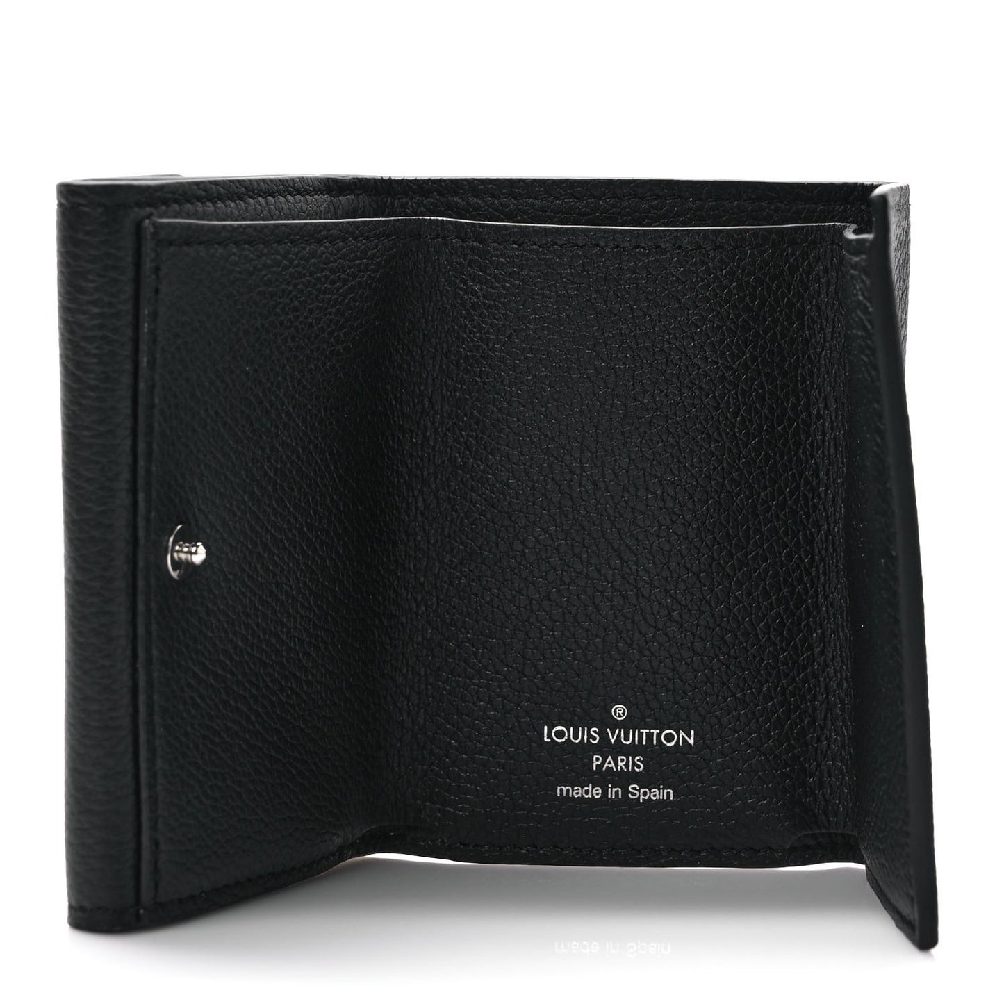 Calfskin Lockmini Wallet Black