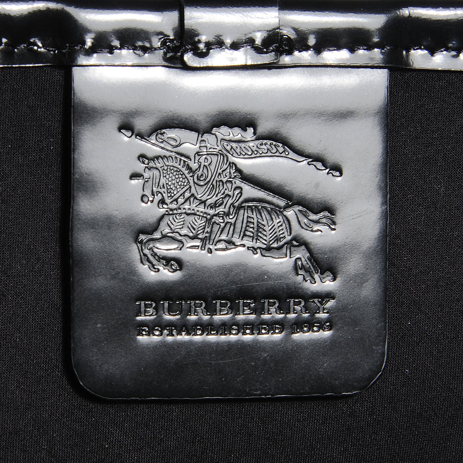 Burberry Nova Check Large Nickie Tote Black 6 of 8
