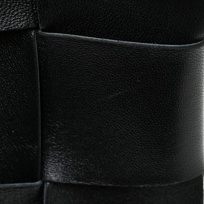 Bottega Veneta Nappa Maxi Intrecciato Cassette Bucket Bag Black 10 of 11