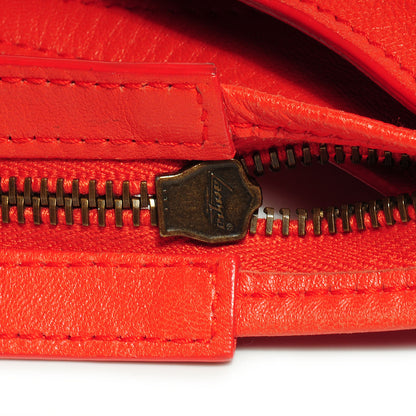 Balenciaga Perforated Lambskin Polka Dots City Orange Sanguine 11 of 13