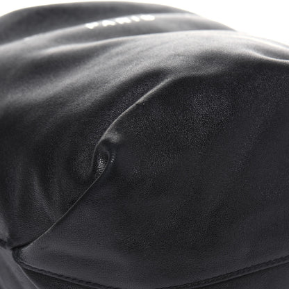 Saint Laurent Lambskin Small Teddy Bucket Bag Black 11 of 18