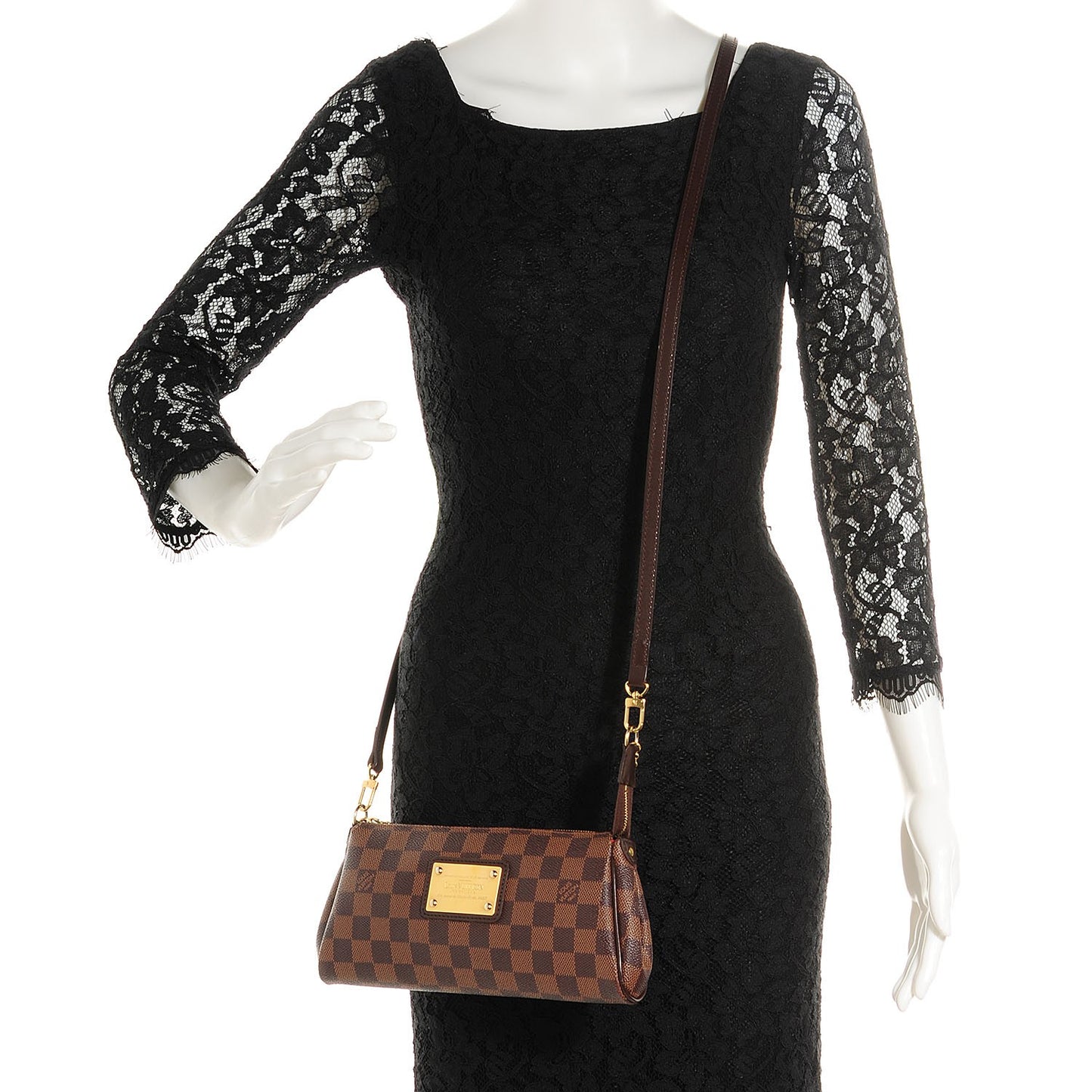 Damier Ebene Eva Clutch