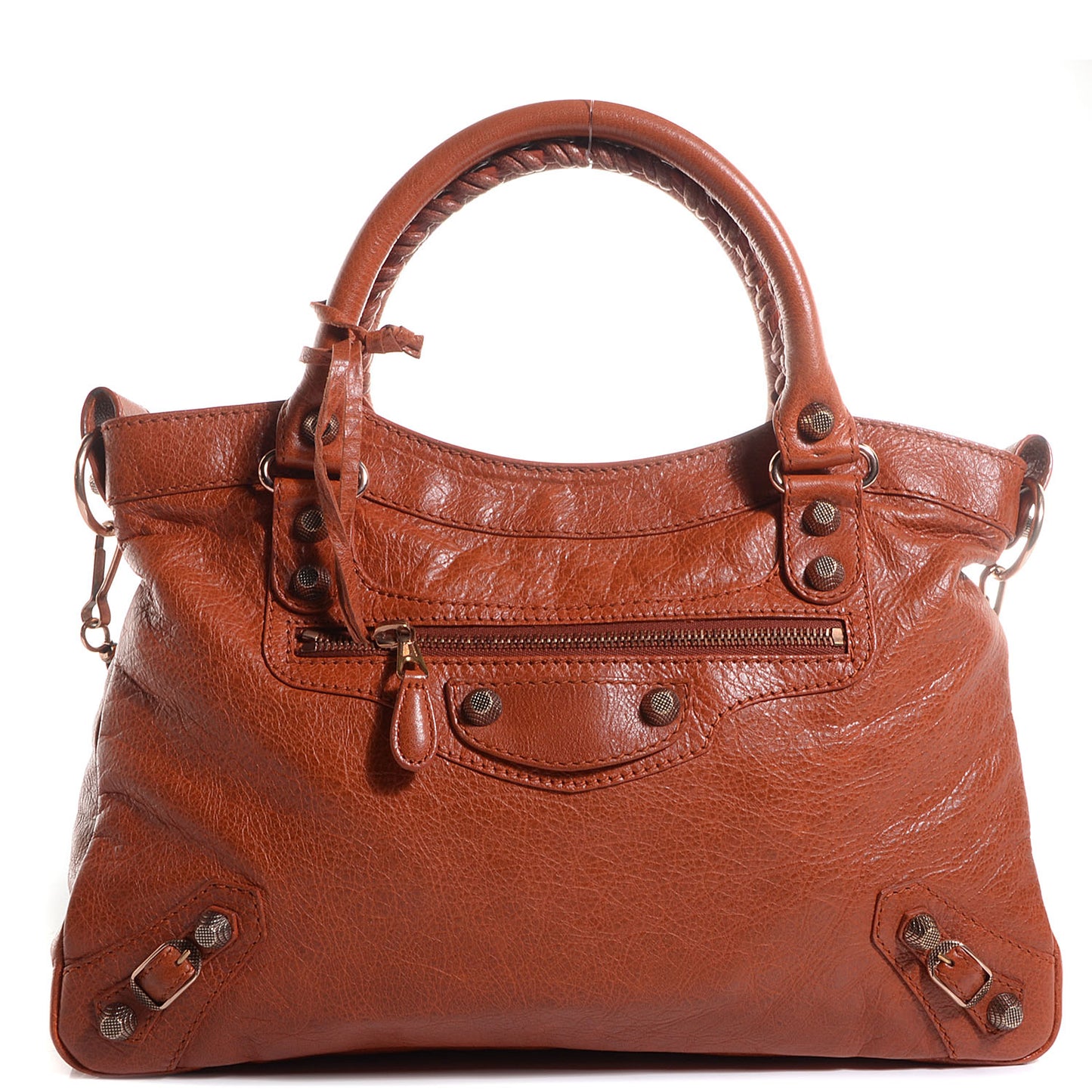 Agneau Giant 12 Rose Gold Hardware Town Orange Brûlée