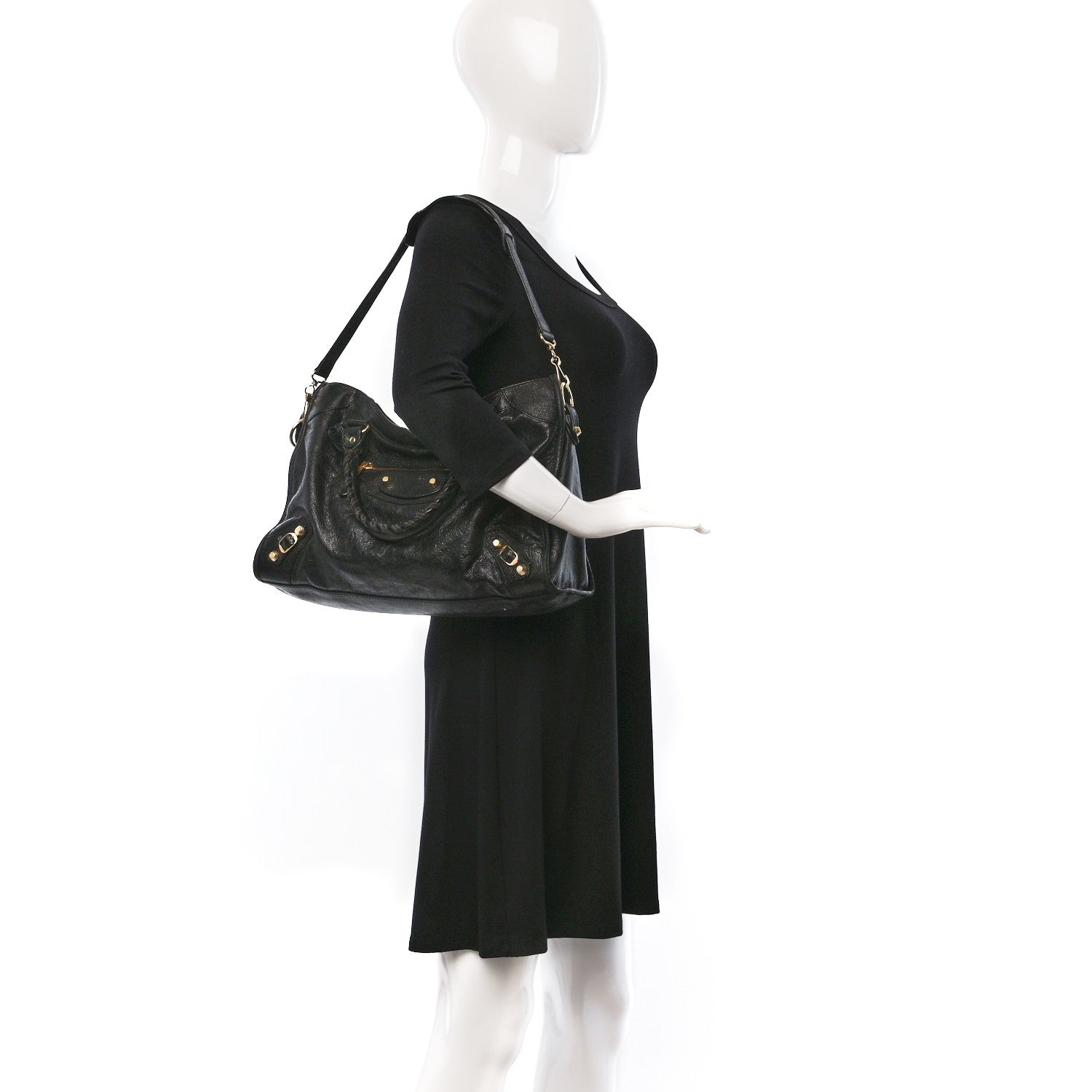 Balenciaga Agneau Giant 12 Gold Hardware City Black 2 of 17