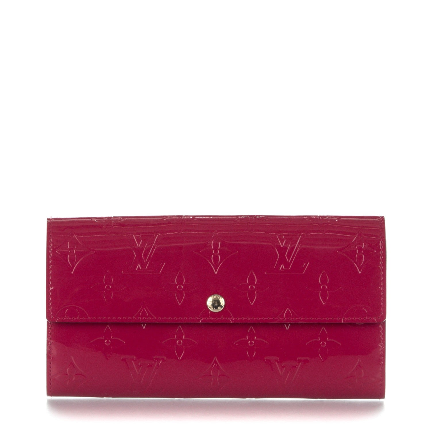 Louis Vuitton Vernis Sarah Wallet Rose Indien 1 of 7