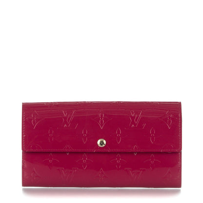 Louis Vuitton Vernis Sarah Wallet Rose Indien 1 of 7