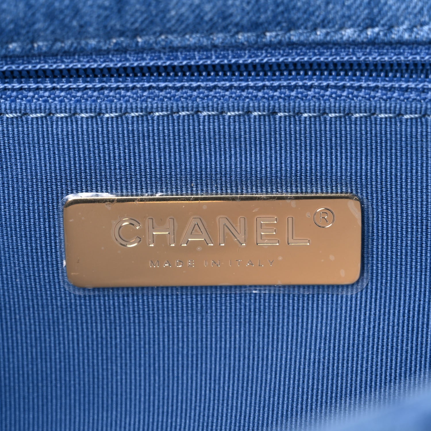 Chanel Denim Quilted Medium Chanel 19 Flap Blue 6 of 10